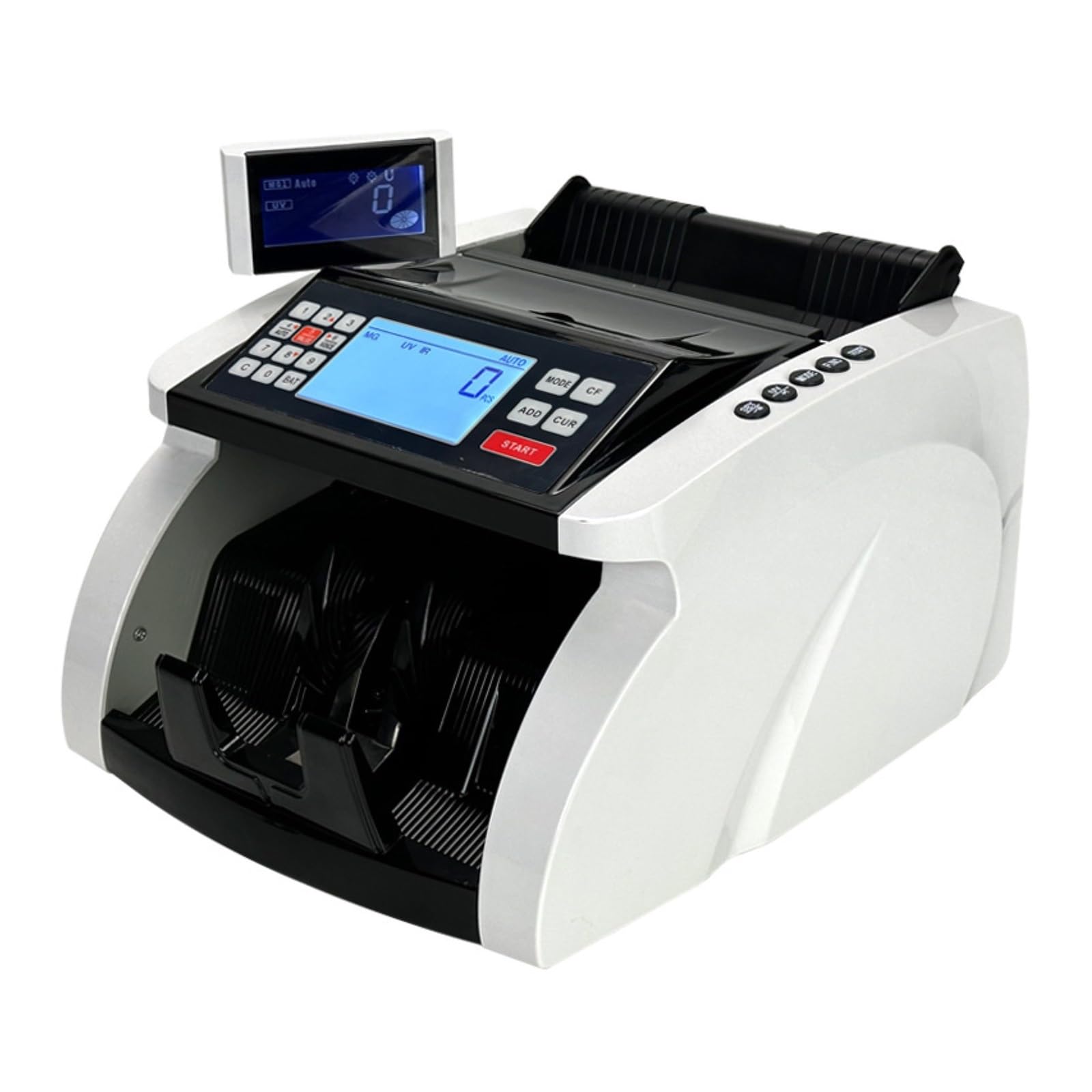 Contatore di denaro, Contatore di banconote con valore multivaluta, scanner per denaro contraffatto IR schermo LCD
