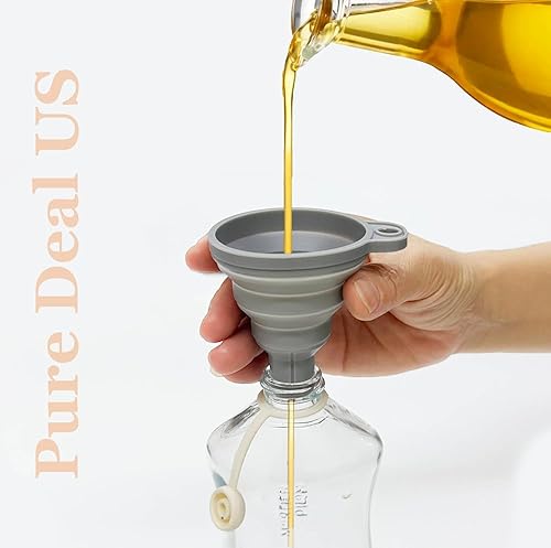 Miniatura 8 de Recambio para quitamanchas 'Shout', 60 onzas líquidas, incluye embudo de silicona plegable PureDealus. Juego de 2 piezas.