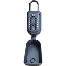 BenRich Outdoor Lock Box Key Safe with Removable Shackle Weatherproof