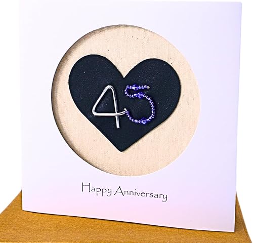 Miniatura 12 de Camellia Bees Tarjeta de aniversario de boda para ella él, tarjeta de aniversario hecha a mano para esposa, marido, pareja (60º)