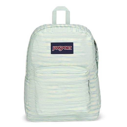 JanSport SuperBreak One Backpacks - Durable, Lightweight Bag with 1 Main Compartment, Front Utility Pocket with Built-in Organizer - Premium Backpack - 70S Space Dye Fresh Mint