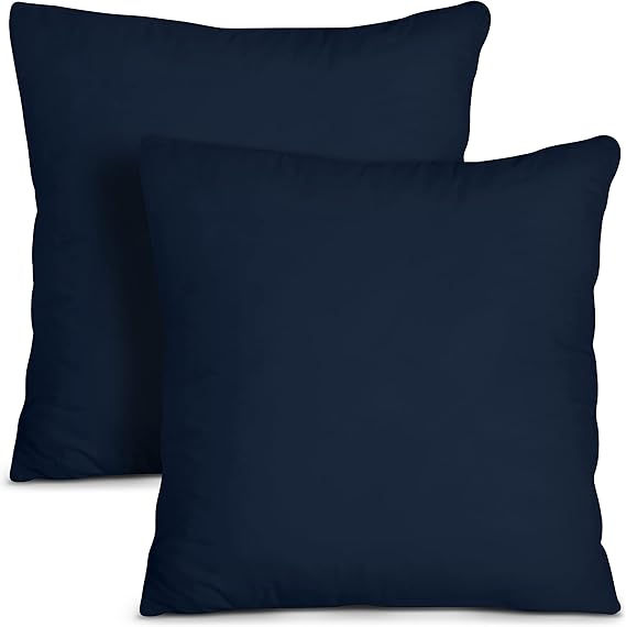 Utopia Bedding Throw Pillows Insert (Pack of 2, Navy) 20