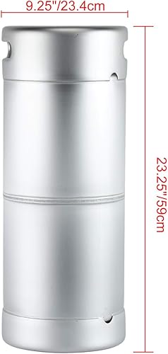 Miniatura 8 de YB Yaebrew Barriles de cerveza comerciales de acero inoxidable de 5 galones - Válvula Sankey del sistema D