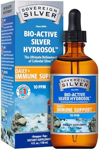 Sovereign Silver Bio-activo plata hidrosol para apoyo inmunológico10ppm 11CS10 1 1
