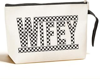 Jztco Wifey Gifts Bride Gifts Cosmetic Bags Wife Gift Mama Mom Gift Wifey