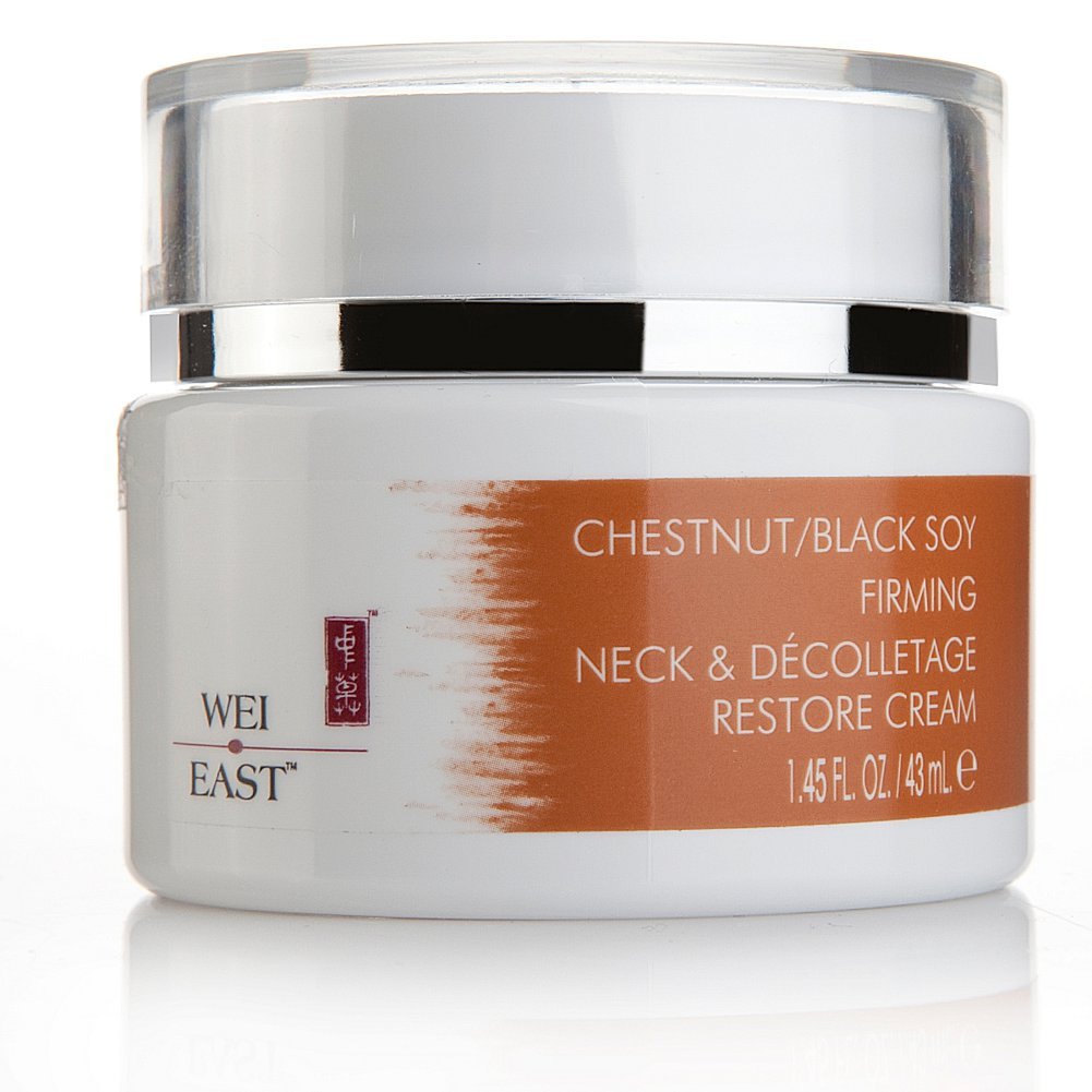 Chestnut/Black Soy Firming Neck & Decolletage Restore Cream, 1.45 oz/43 ml