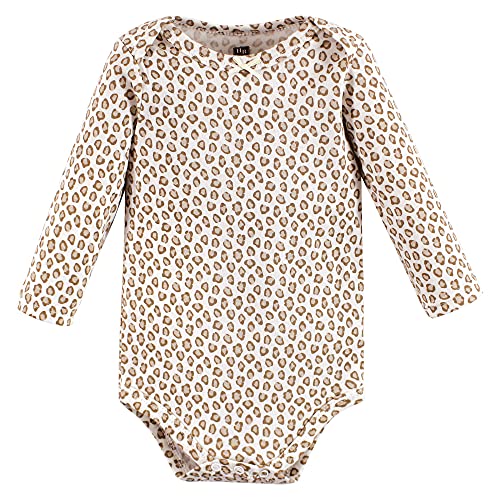 Image of Hudson Baby baby-boys Cotton Long-sleeve Bodysuits 5-pack