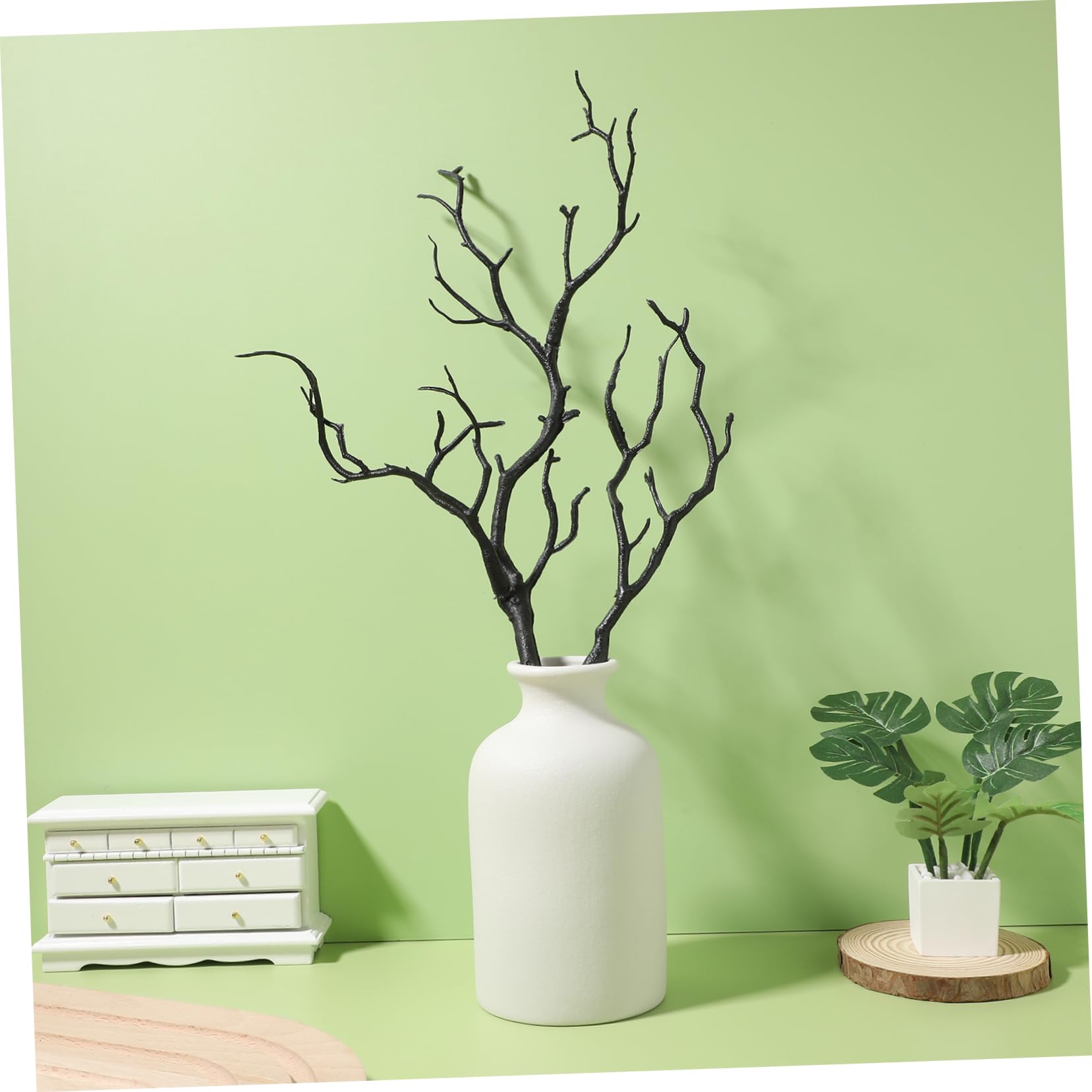 Alipis 3 Set Di Rametti Di Plastica Per Decorazioni Di Rami Artificiali Rami Di Emulazione 4 Pezzi * 3