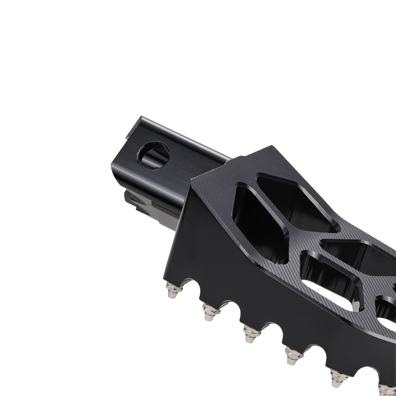 Pedane larghe per moto da cross, poggiapiedi per moto con sistema CNC, con molle, per Fantic XMF 125, colore nero