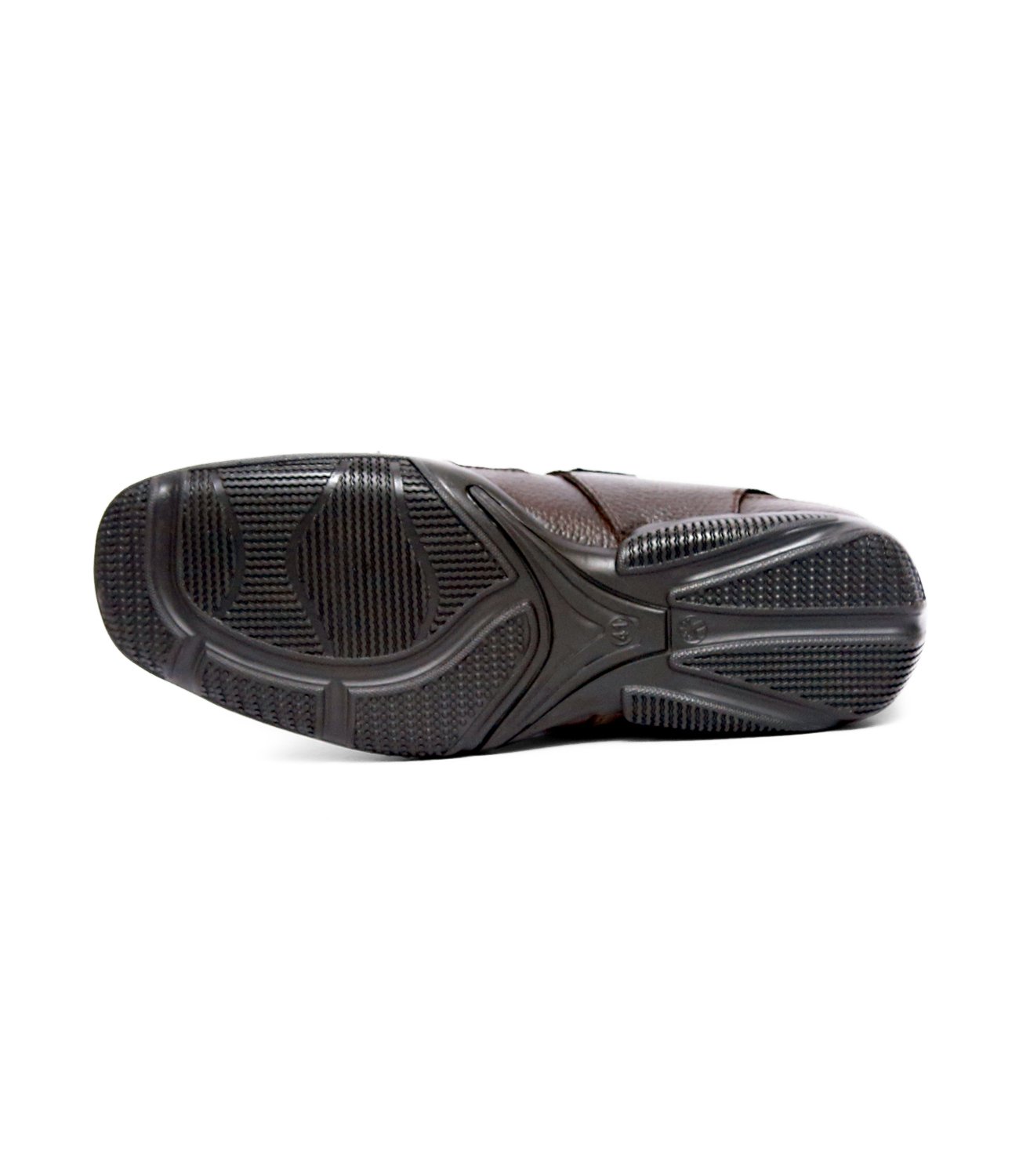 DEGARRO Men's Brown Leather Classic Casual Sandals 7 3