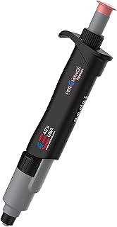 Pipette - 1000~5000µL Adjustable Single Channel Pipette, ISO Calibrated Low Plunger-Force Ergonomic Micropipette with Autoclavable Lower and Universal Tip Cone, Ultra-Light Precise Pipettor