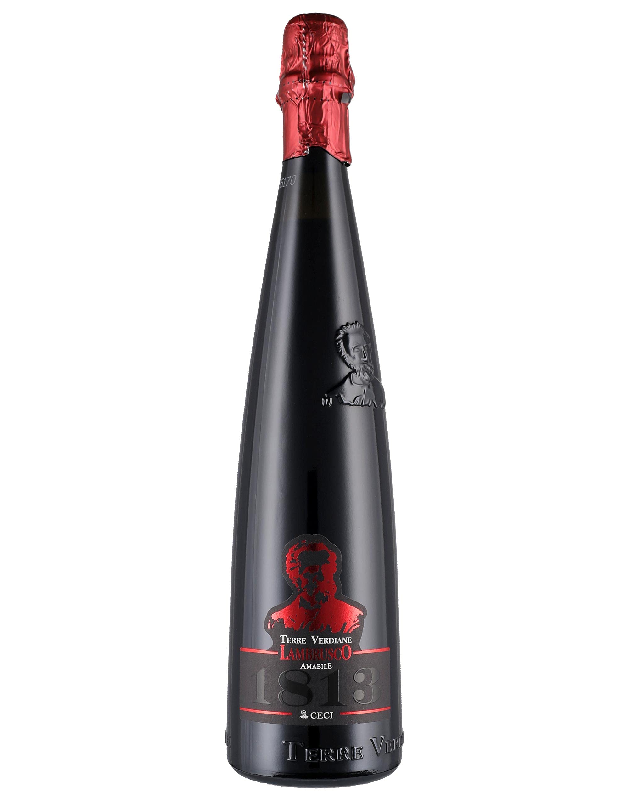 6 x 0,75 l Cantine Ceci Lambrusco Amabile Vino Frizzante Terre Verdiane IGT Ceci