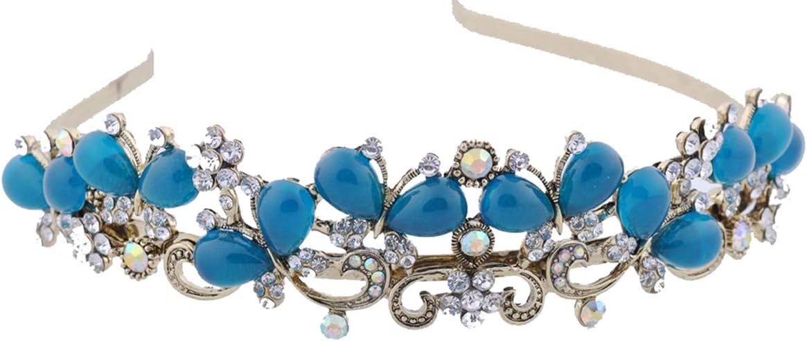 Rhinestone Crystal Tiara Crown Wedding Bridal Headband Headwear