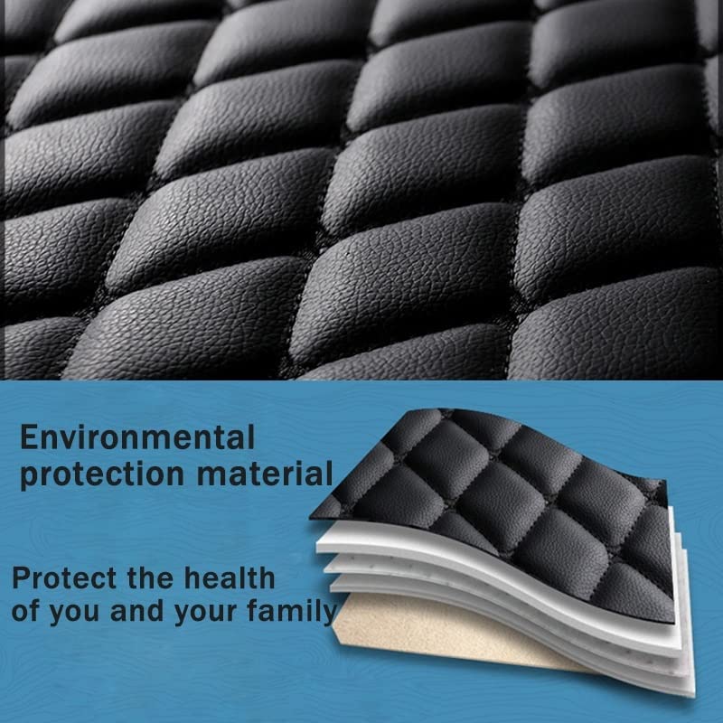 Tapis de Coffre pour CRV 2007-2011 - Protection Sur Mesure Noire - 5