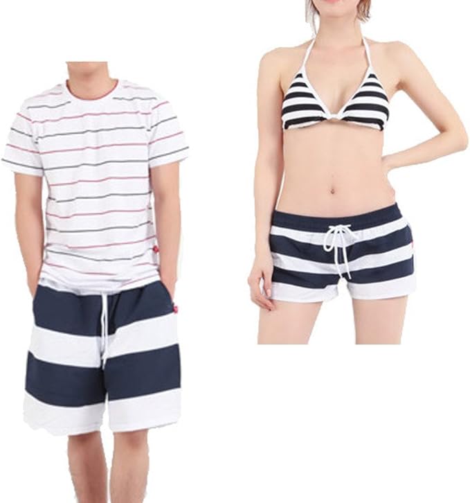 Amazon 熊本の宝箱 ペア 水着 ボーダー パンツ メンズ サーフパンツ熊本の宝箱レディース ショートパンツ スイムウェア マリン お揃い 全1色 ホワイト ネイビー ビキニ セパレーツ 通販 Amazon 熊本の宝箱 ペア 水着 ボーダー パンツ メンズ サーフパンツ熊本の宝箱レディース ショートパンツ スイムウェア マリン お揃い 全1色 ホワイト ネイビー ビキニ セパレーツ 通販
