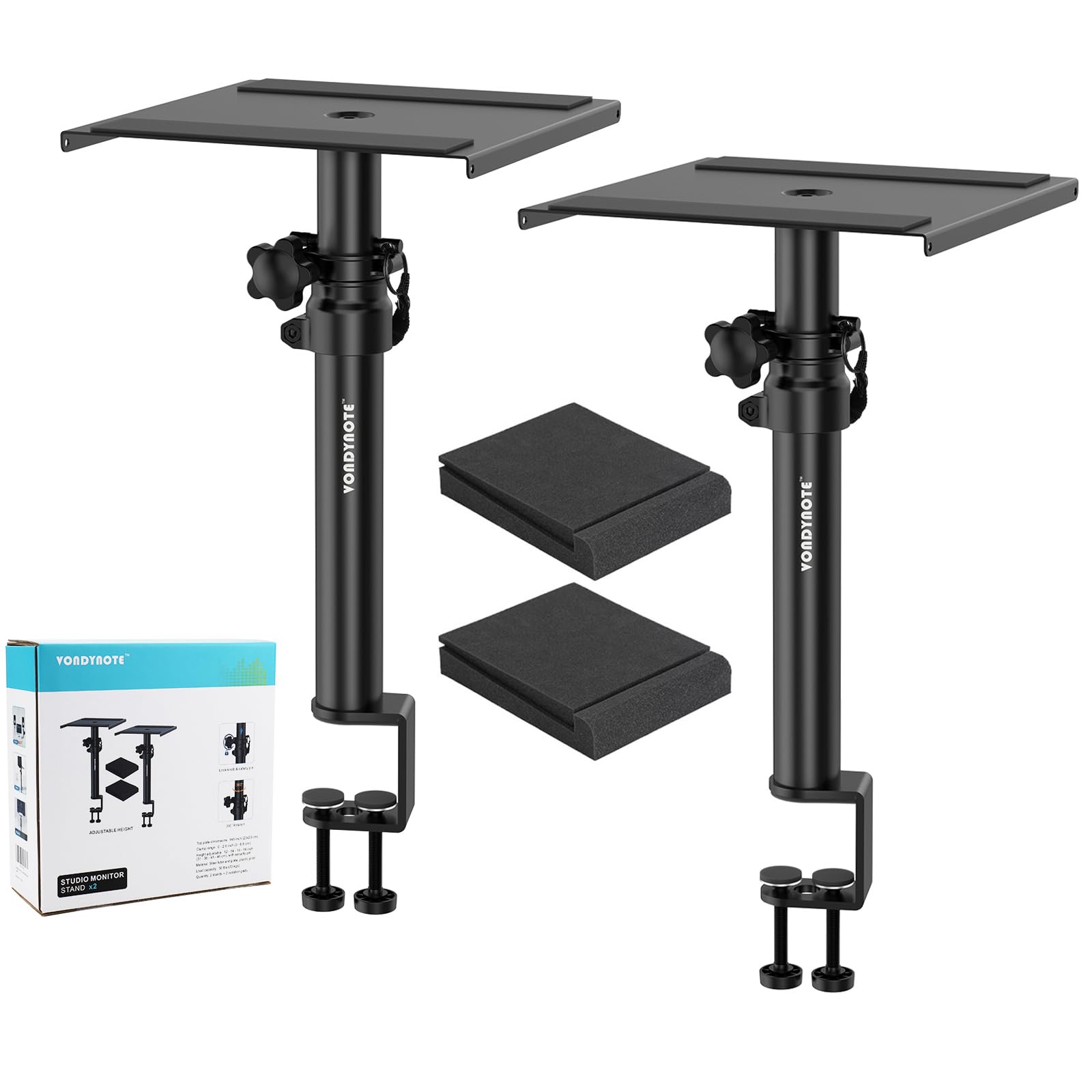 Vondynote Set of 2 Studio Monitor Stands