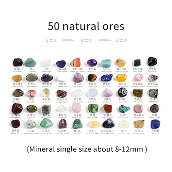 Amazon | 鉱石標本 50個 原石標本 天然石 宝石 水晶石