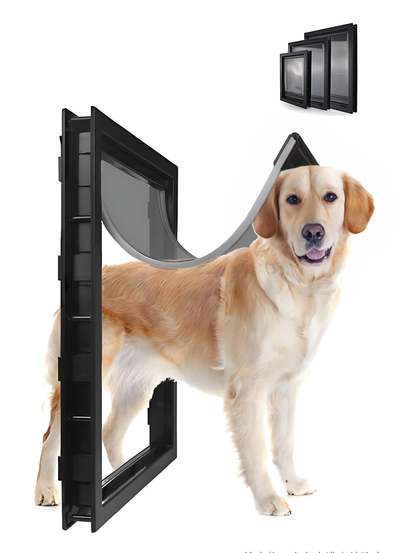 Amazon.co.jp: KLKYJ ペットドア 猫用ドア兼用 大型犬用 PVC ペット