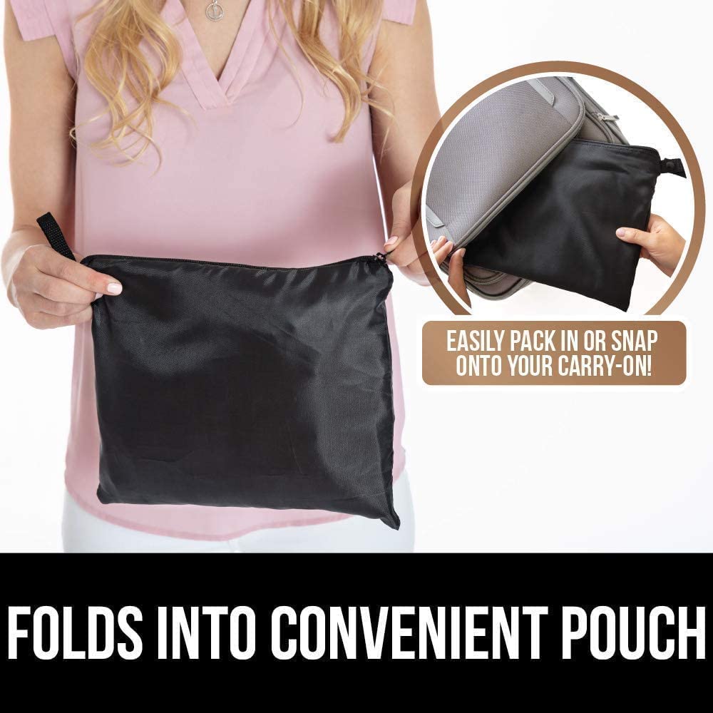 Gorilla Grip Mattress Pad Protector and Umbrella Stroller Bag in Black Color, Reusable Pad Protector is 52x34 Size and Absorbs 8 Cups, 2 Item Bundle : Baby