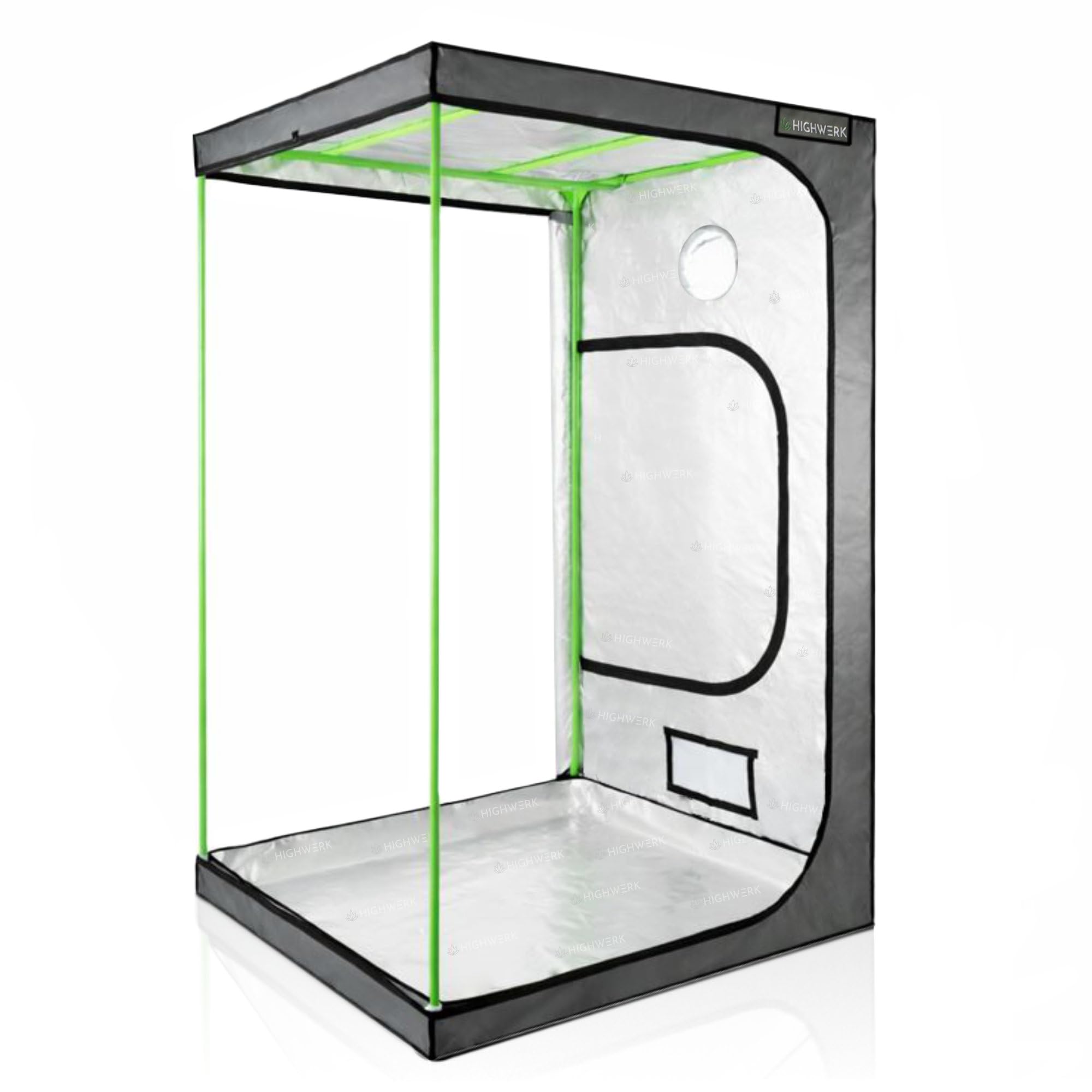 Tente de Culture 120 x 120 x 200 cm | Culture Maison « MyHomeGrow », Grise | Tente de Culture d'intérieur pour la Culture de Plantes | Boîte de Culture, Armoire de Culture