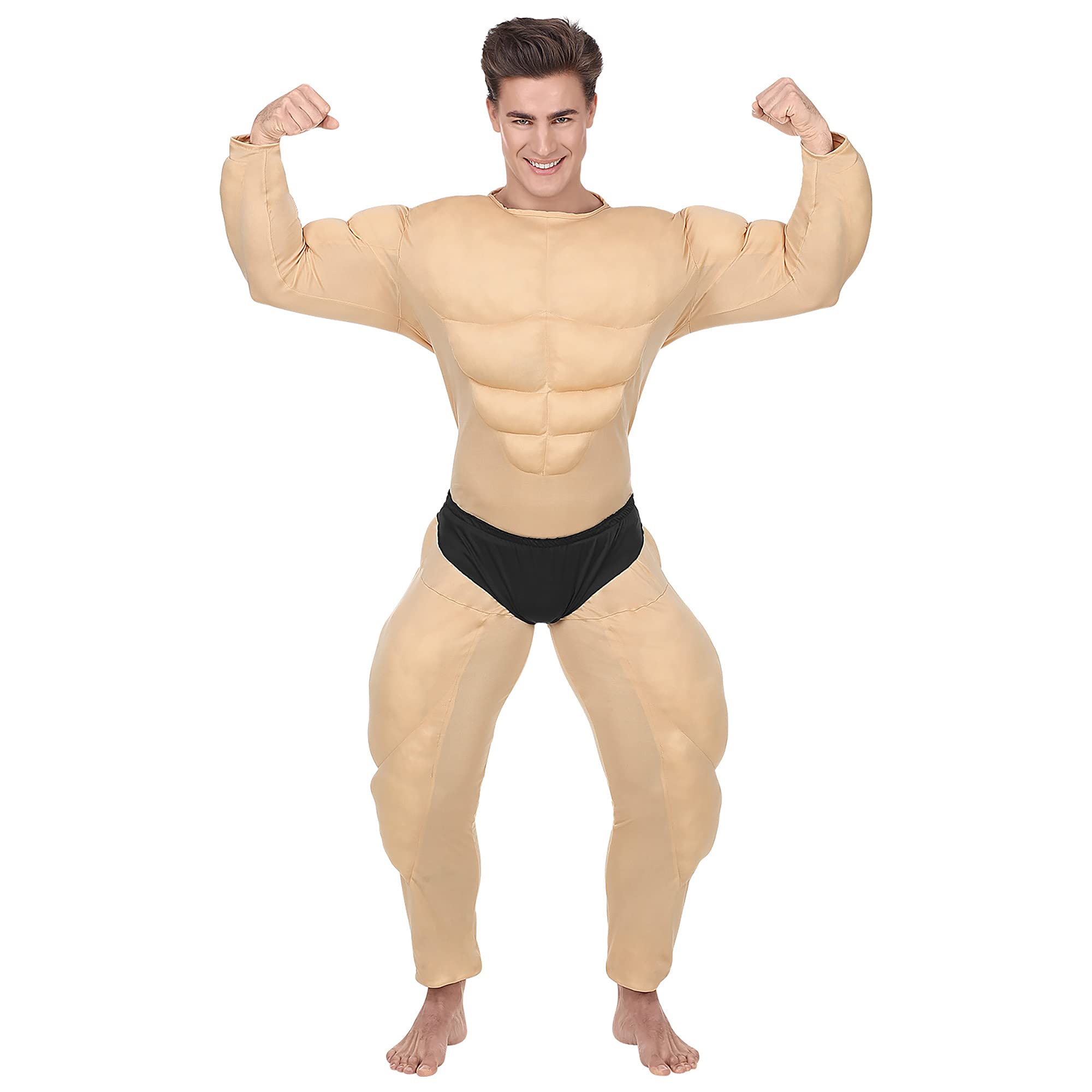 W WIDMANN MILANO Party Fashion - Disfraz de culturista, mono musculoso, disfraces