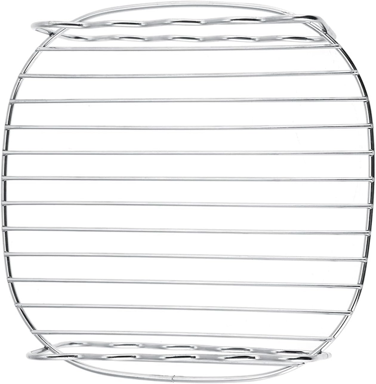 Fdit Replacement BBQ Stainless Steel Rack Double Layer Skewers Baking Non Stick Tray Premium Hot Air Fryer Accessories Kit for Air Fryer