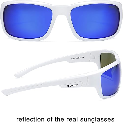 Miniatura 5 de maivnz Gafas de sol polarizadas de pesca para hombre, navegación, kayak, protección UV, gafas de sol flotantes para hombre, gafas de sol para