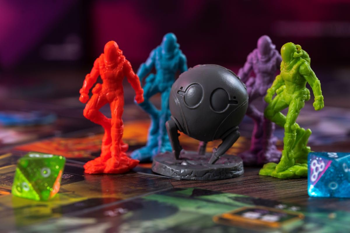 LUCKY DUCK GAMES| UNSETTLED | Jeu de Société Coopératif de Survie et d’Exploration Spatiale| 2 à 4 Joueurs | Univers de Science-Fiction |Set de Base avec 2 Planètes Exclusives | Version Française