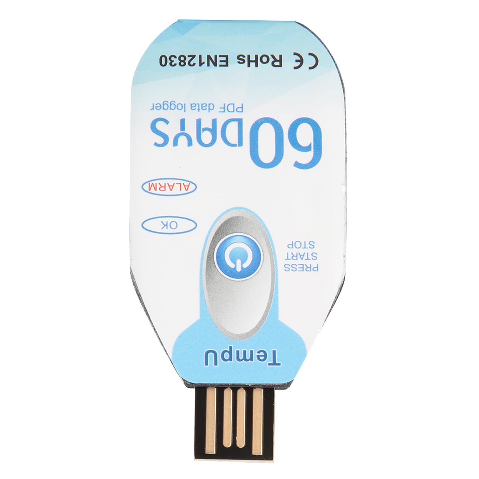 PDF Report Temperature Recorder Temperature Logger Plug and Read Higher Accuracy USB Port with LED Indication for Home