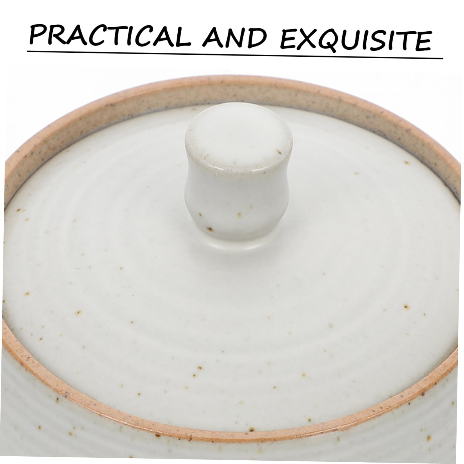 Amosfun Contenitore in Ceramica Per Alimenti - Barattolo in Ceramica Vintage Con Coperchio - Sigillato Per Cucina Tè E Famiglie