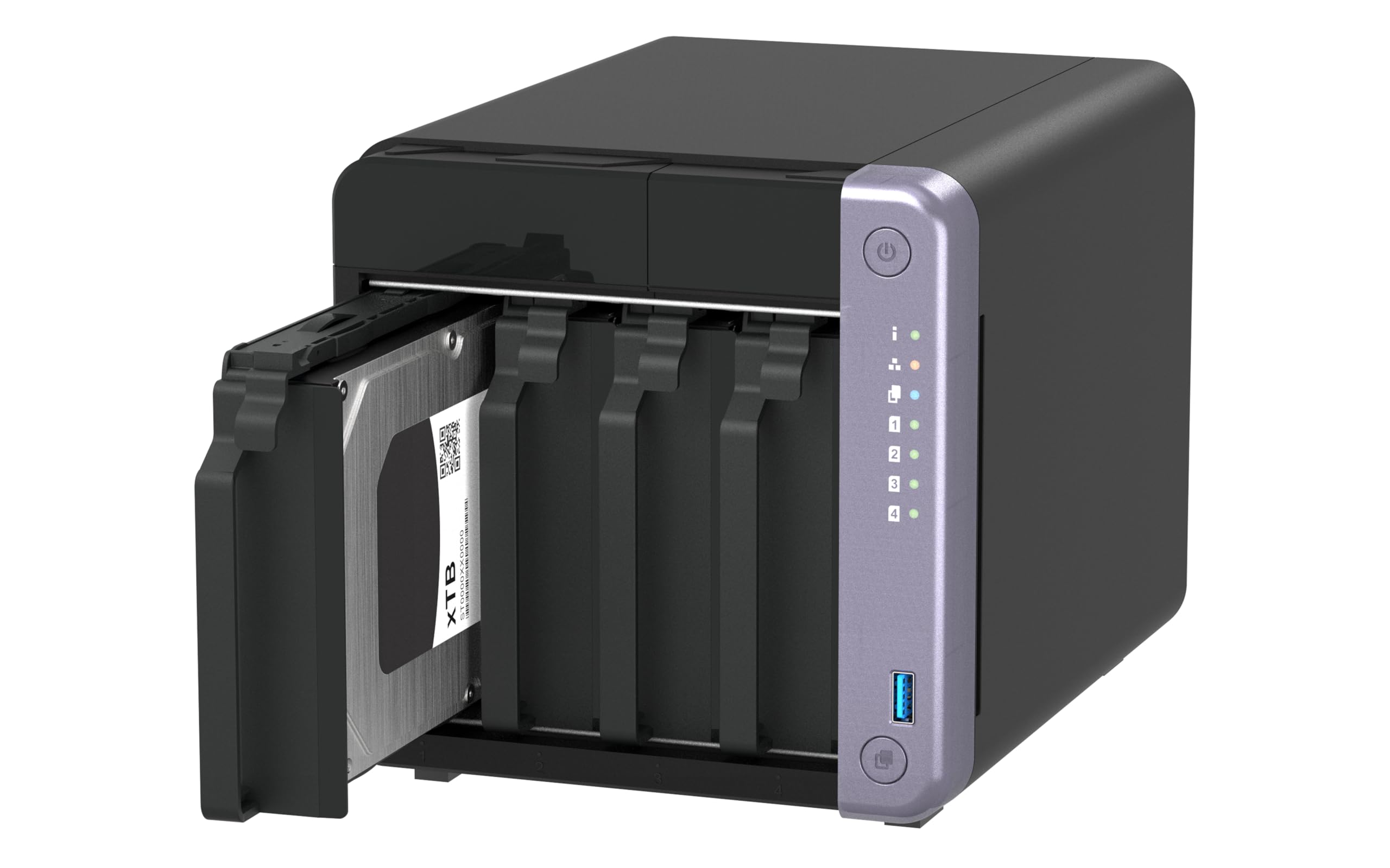 QNAP TS-432X-4G server NAS e di archiviazione Torre Alpine AL-524 4 GB DDR4 QNAP QTS Nero