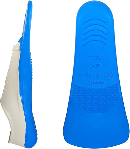 Miniatura 3 de Flow - Aletas de goma de hoja corta para natación y entrenamiento de regazo, tallas juveniles para niños, hombres jóvenes y mujeres