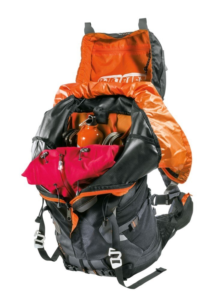 Plecak trekkingowy Ferrino X.M.T, czarny, 60 + 10 l