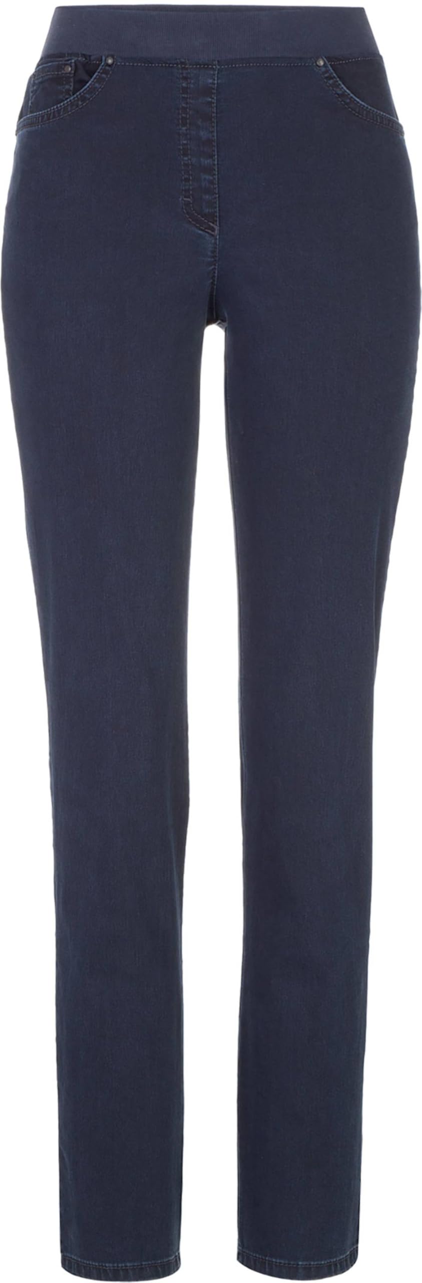 Raphaela By Brax Damen Pamina Rundum Schlupf Super Dynamic Denim Slim Jeans, Dark Blue, 40W / 32L EU