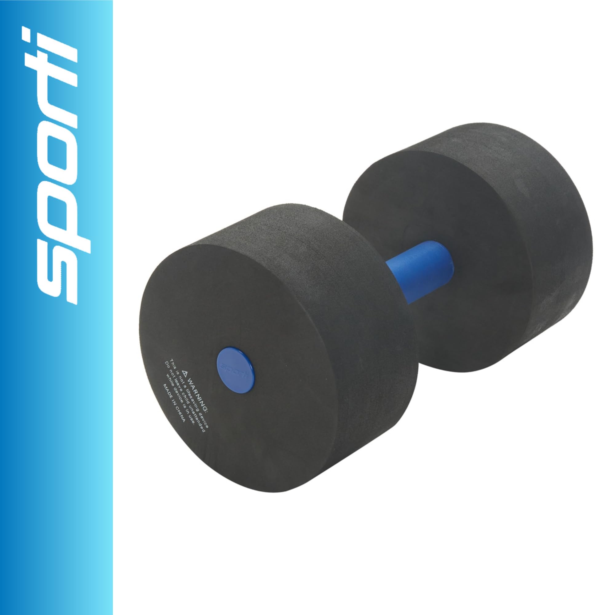 Sporti Aquatic Fitness Light Dumbbells Water Weights - Blue