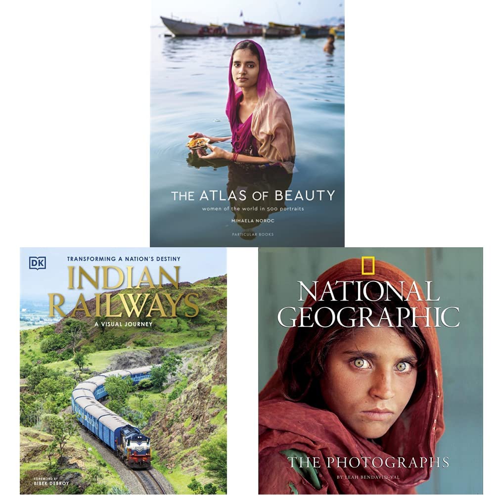 Buy The Atlas of Beauty Women of the World in 500 Portraits & Indian Railways A Visual Journey