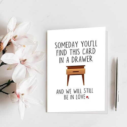 Miniatura 7 de Tarjeta divertida para hombres y mujeres, tarjeta de aniversario para marido y esposa, tarjeta de cumpleaños para él y ella, tarjeta de amor,