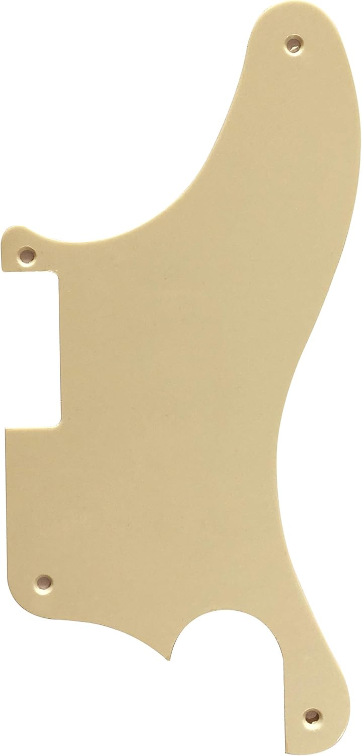 Electric Guitar Pickguard for Fender Telecaster Caballo Tono Ligero Humbucker Style (1 Ply Vintage Yellow)