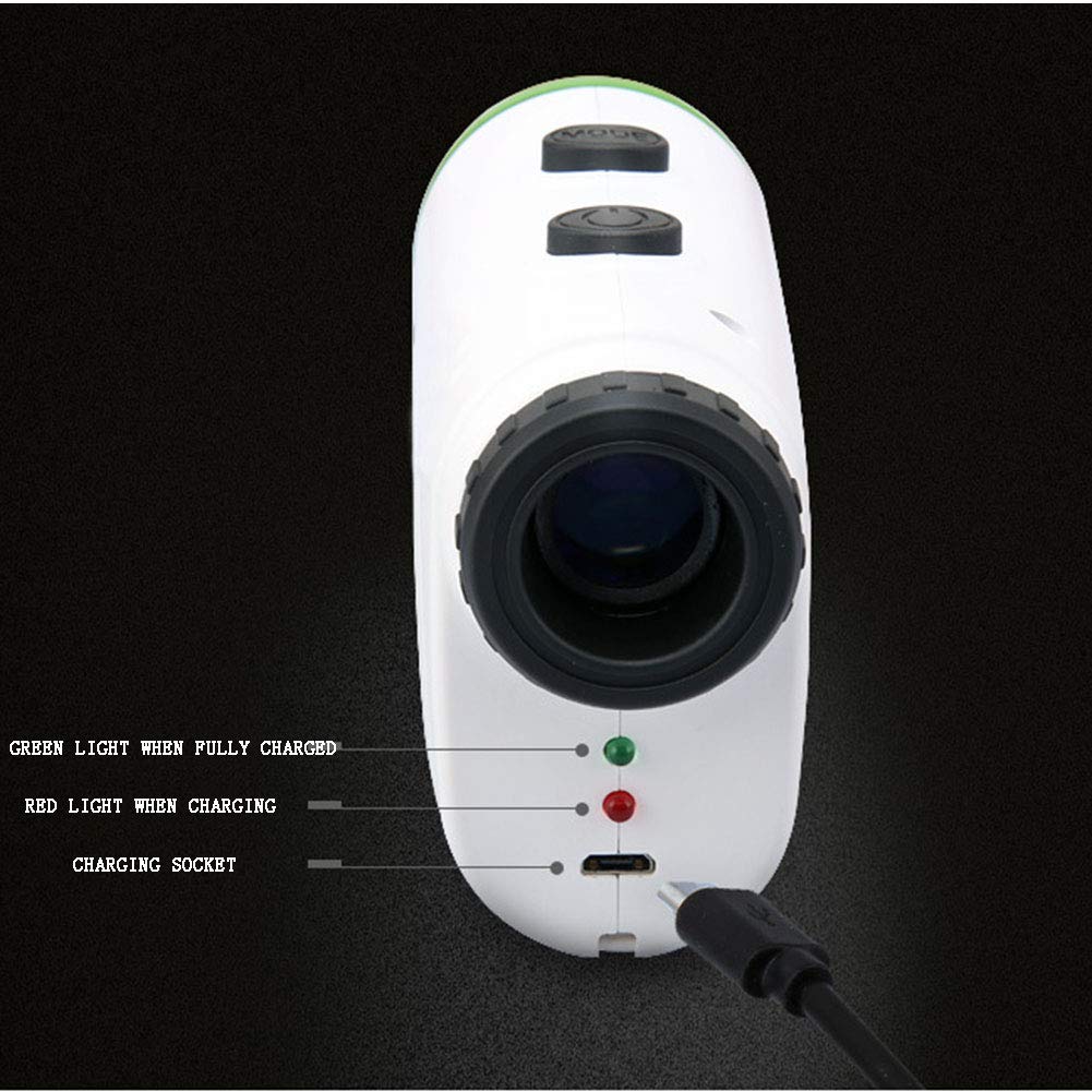AIZYR Chercheur De Gamme De Golf, Imperméable Ordinateur De Poche Télémètre Laser - Télescope Télémétrique Laser, Six Fois Optique Distance/La Taille/La Vitesse/Angle