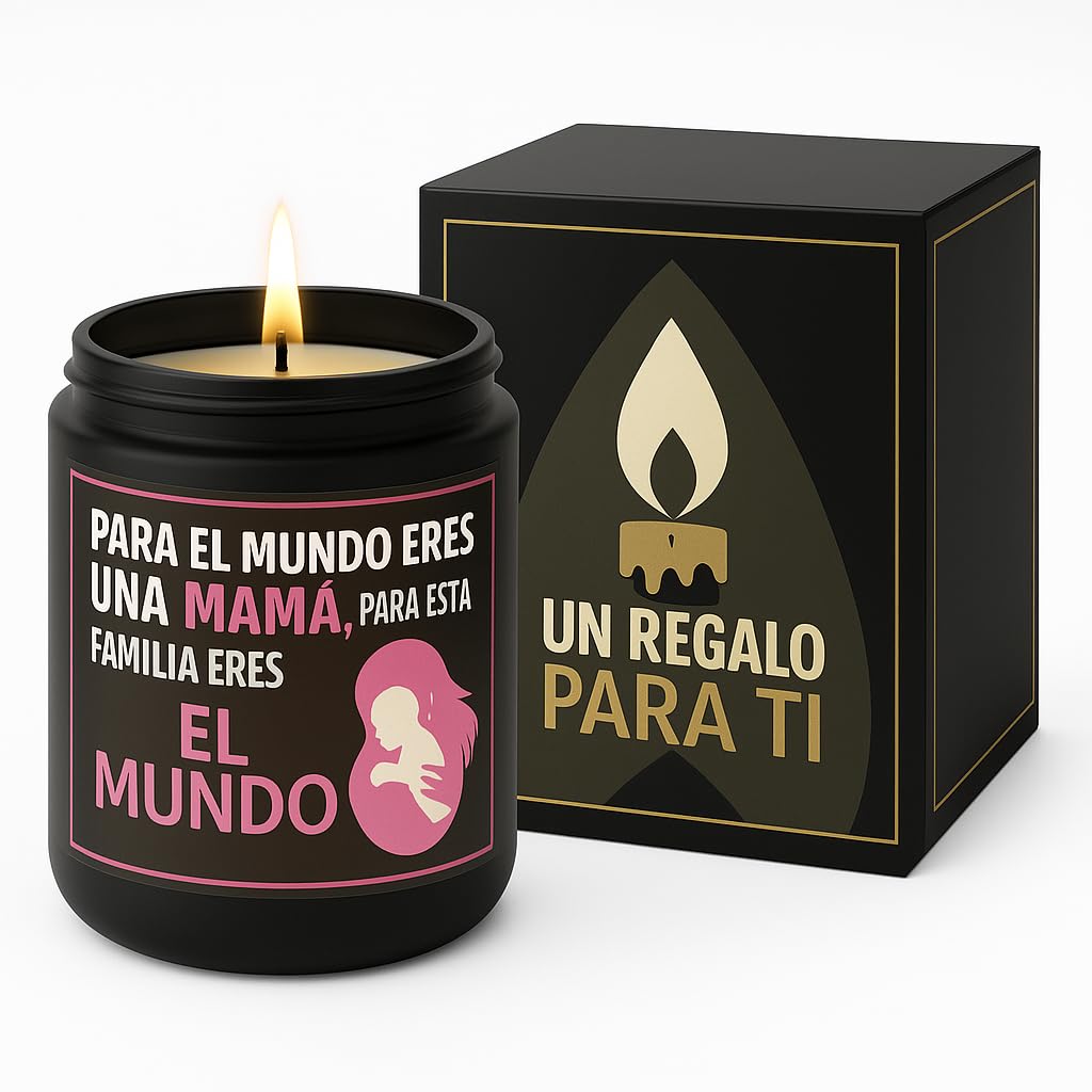 Regalo Dia de la Madre, Vela Original con Mensaje Divertido, Idea Regalo Madre Cumpleaños, Regalo Mamá, Regalos para Mamá Únicos y Simpáticos, Regalo Cumpleaños Mama