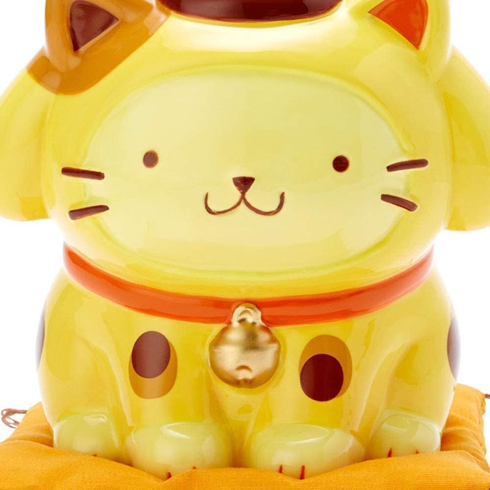 Amazon.co.jp: ポムポムプリン コインバンク 貯金箱 福ねこ 招き猫