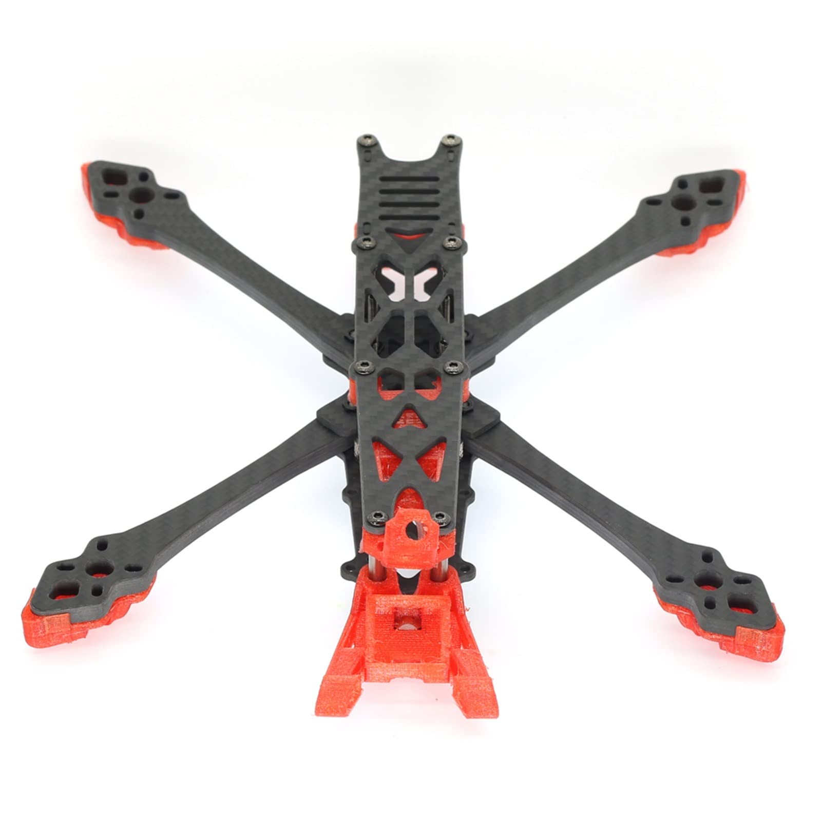 XEBRAD Zestaw ramy z włókna węglowego 228 mm 6 mm do dronów RC FPV Racing Zestaw do budowy dronów