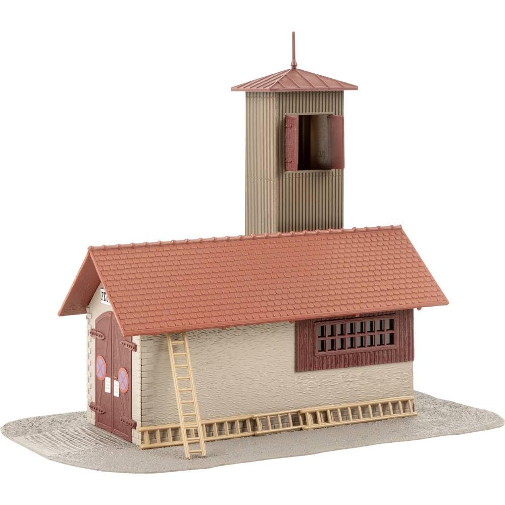 Faller Fire Station Vehicle House Hobby Building Kit HO Gauge 131383