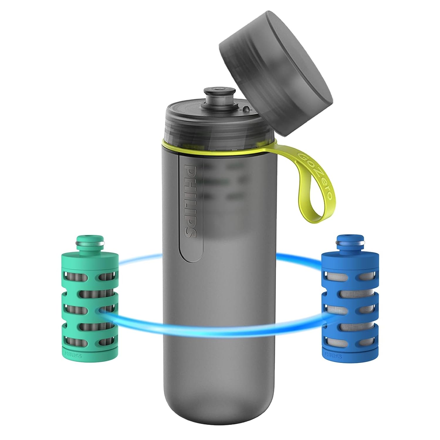 Philips GoZero Active 20 oz BPA-Free Water Bottle & Filter for Outdoor Adventures Philips GoZero Active 20 oz BPA-Free Water Bottle & Filter for Outdoor Adventures