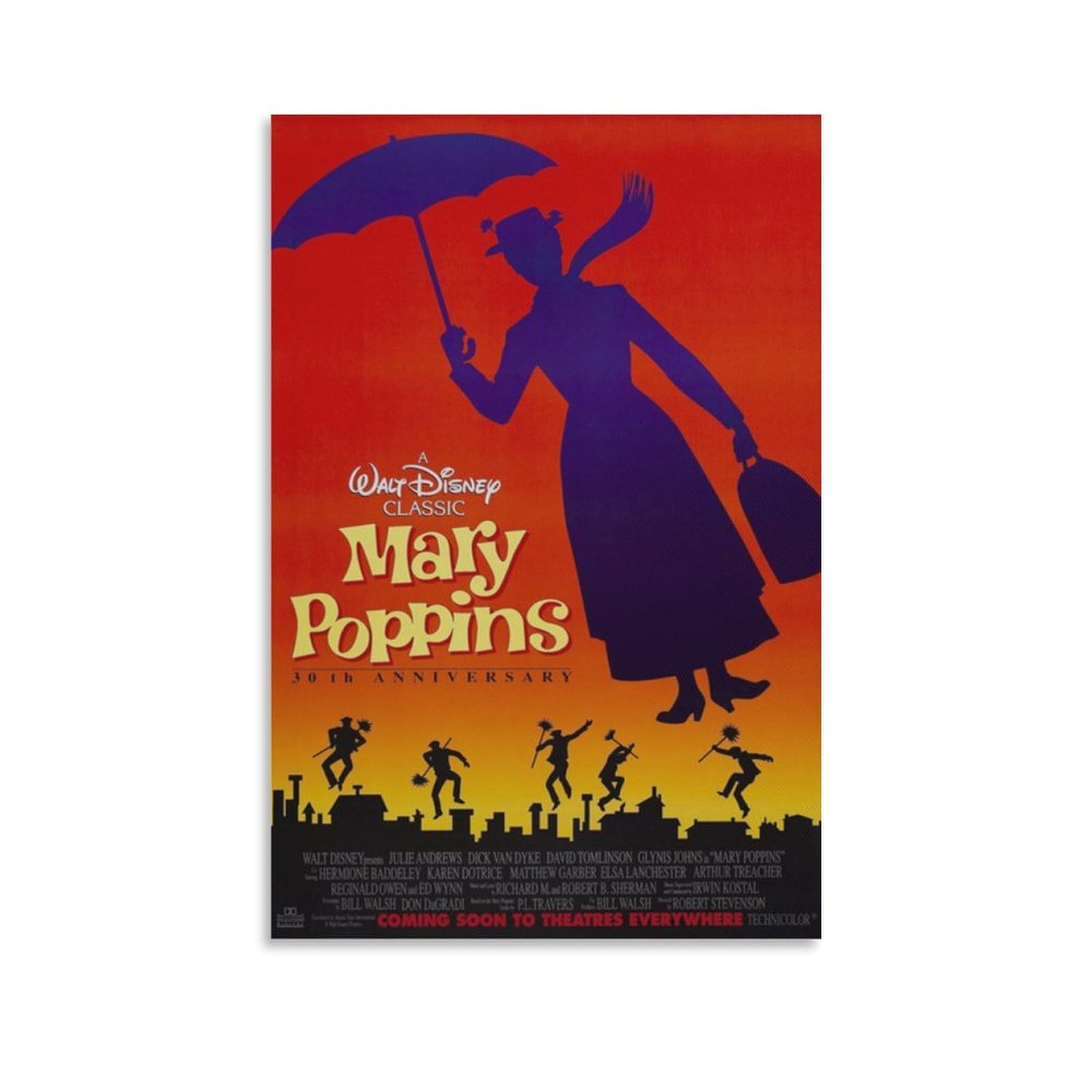 Amazon.co.jp: Mary Poppins 映画ポスター メリー・ポピンズ プリント