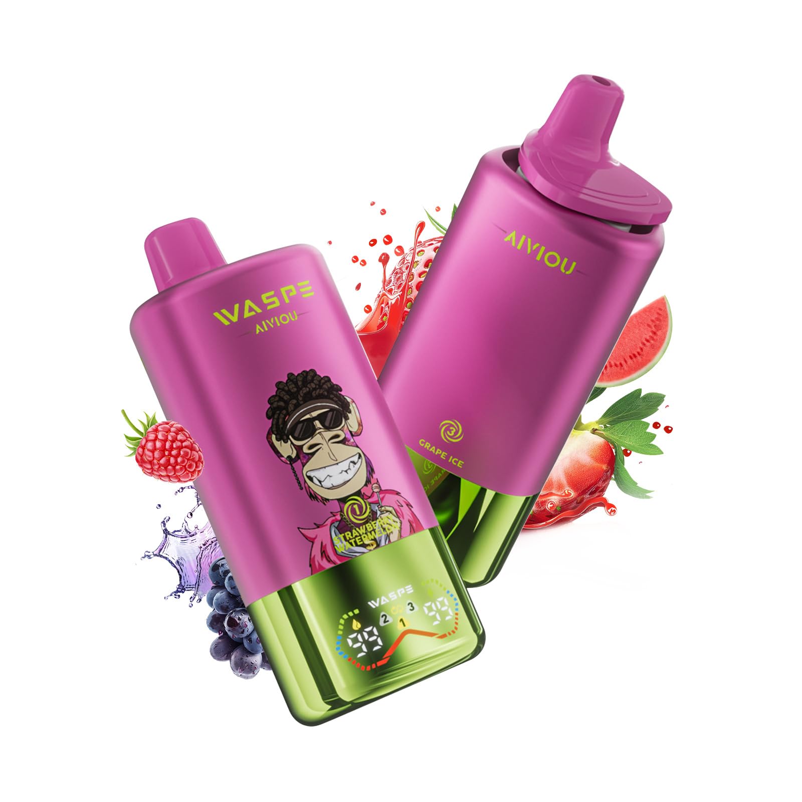 Amazon | 【多種類のフレーバー自由切替】WASPE使い捨て電子タバコ