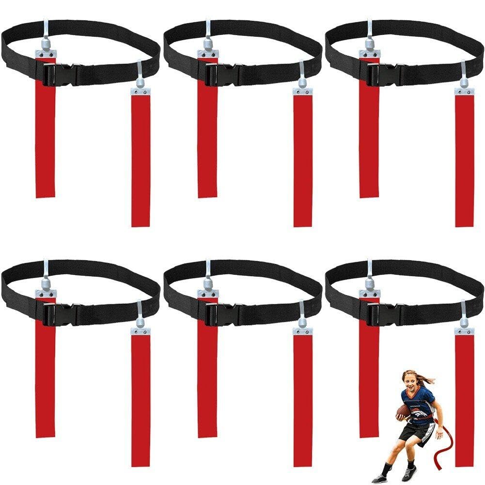 Flag Football Set Flag Football Ausrüstung Flag -fußballgürtel Und Fahnen Setzen EIN Verstellbarer Fußballgürtel Für Kinder Teenager Training