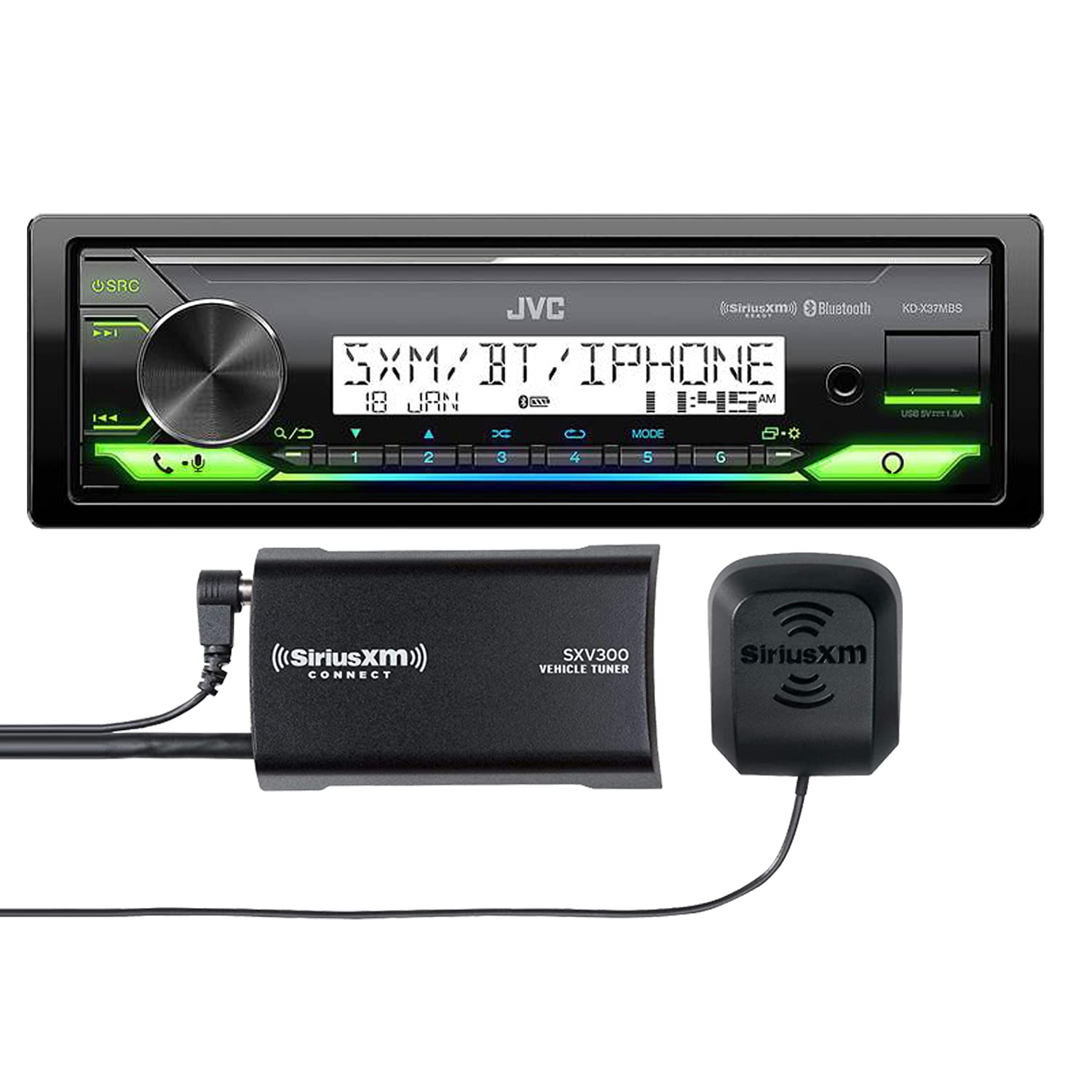 Amazon.com: JVC KD-X37MBS Digital Multimedia Receiver for Jeep