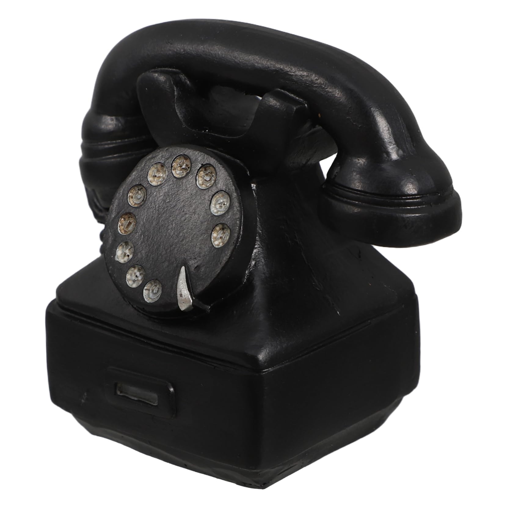 Hemobllo Vintage Telephone Ornament for Miniature Decor Antique Style Desk Accessory for Dollhouses and Photography Props Retro Home Decoration