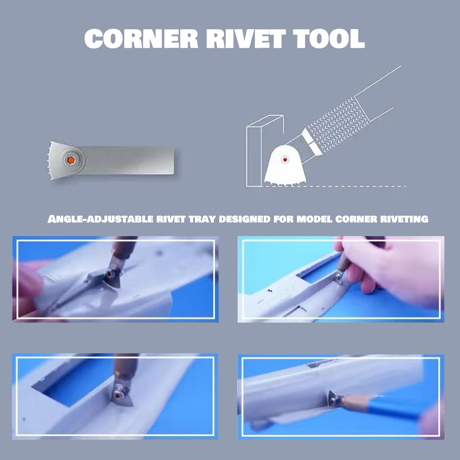 Strumento Per Rivetti Per Modellismo E Hobby - SET S6 Con Ruote E Vassoio Regolabile - Foto 7